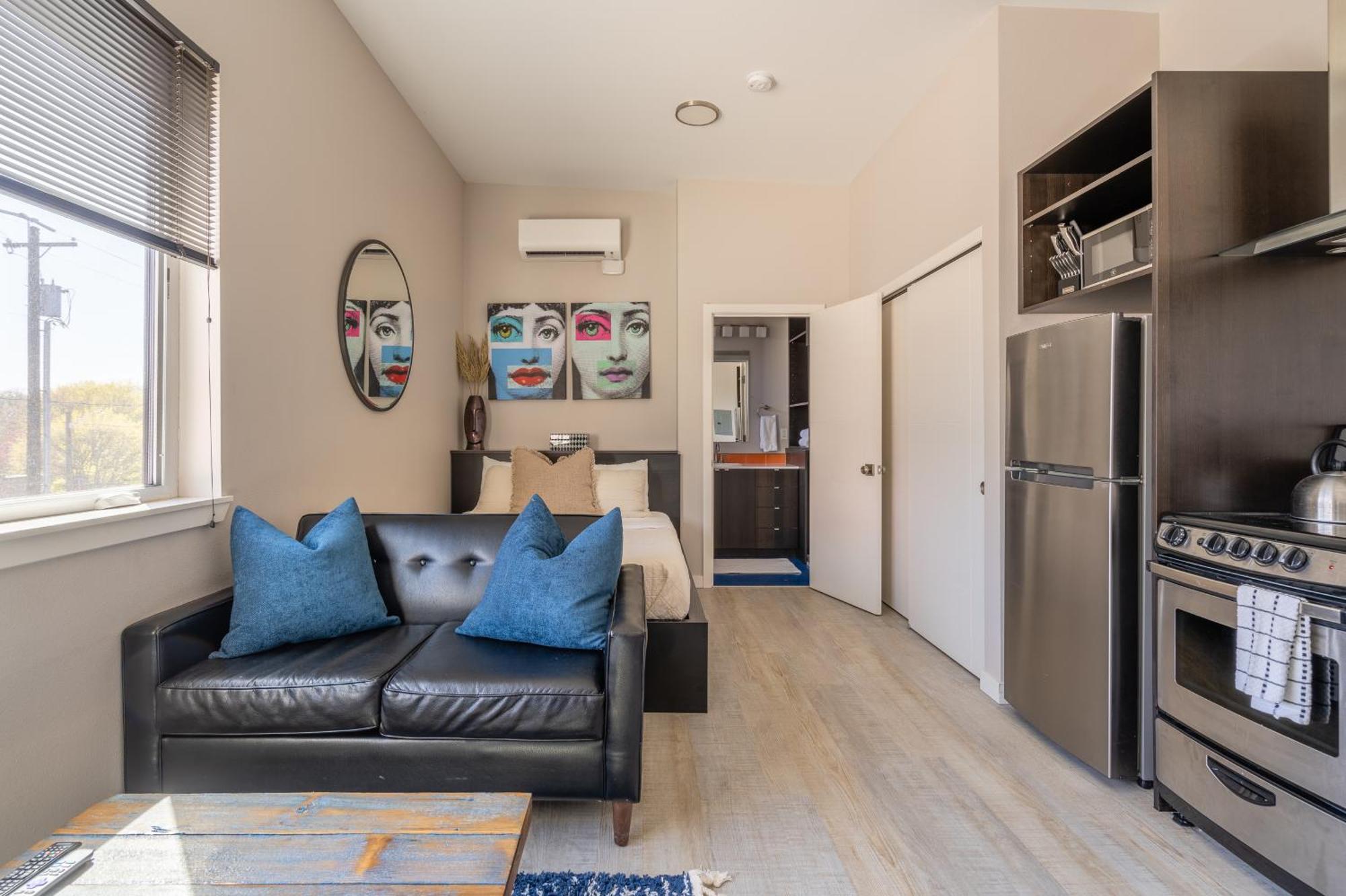 Sunny Studio Apartment - Food Carts, Coffee & Bars Portland Luaran gambar